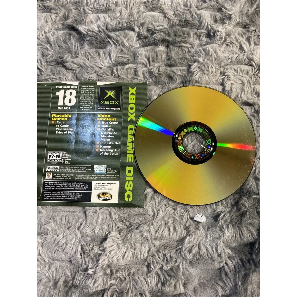 XBOX Magazine Demo Discs - Lot Of  8 Games Quake, King Kong, Final Fantasy, Doom